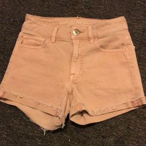 Pink American eagle shorts